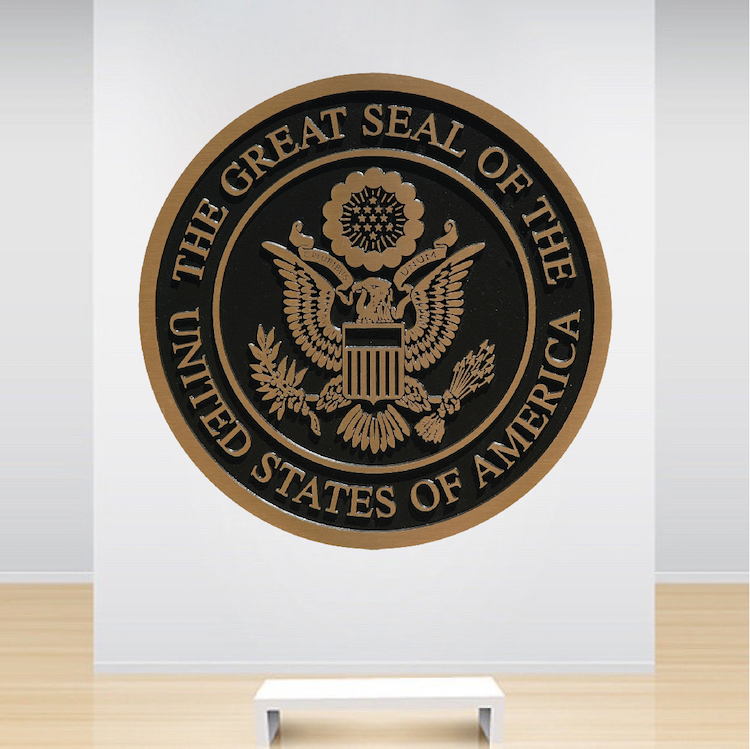 The Great Seal Wall Decal USA Army War Wall Mural Vinyl Government Sticker, c19