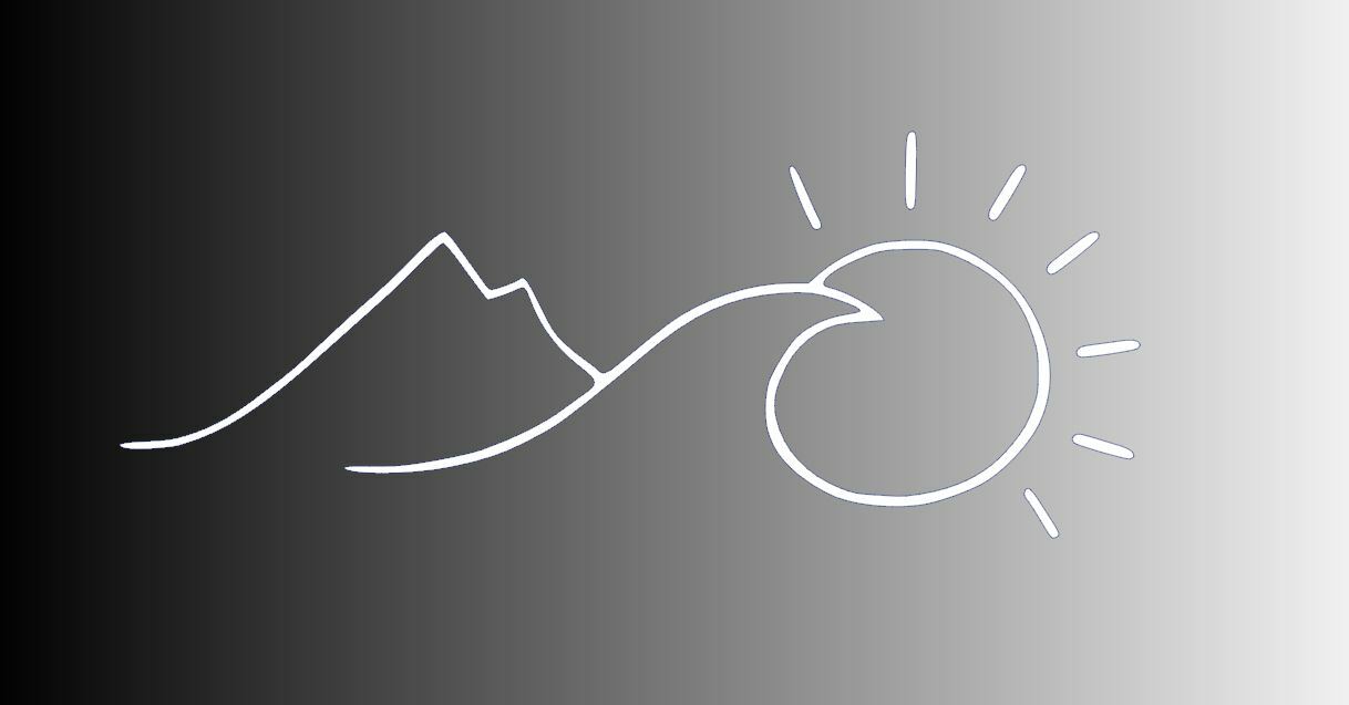 Climb, Surf & Sunshine Die Cut Window Sticker Decal – Multiple Colors