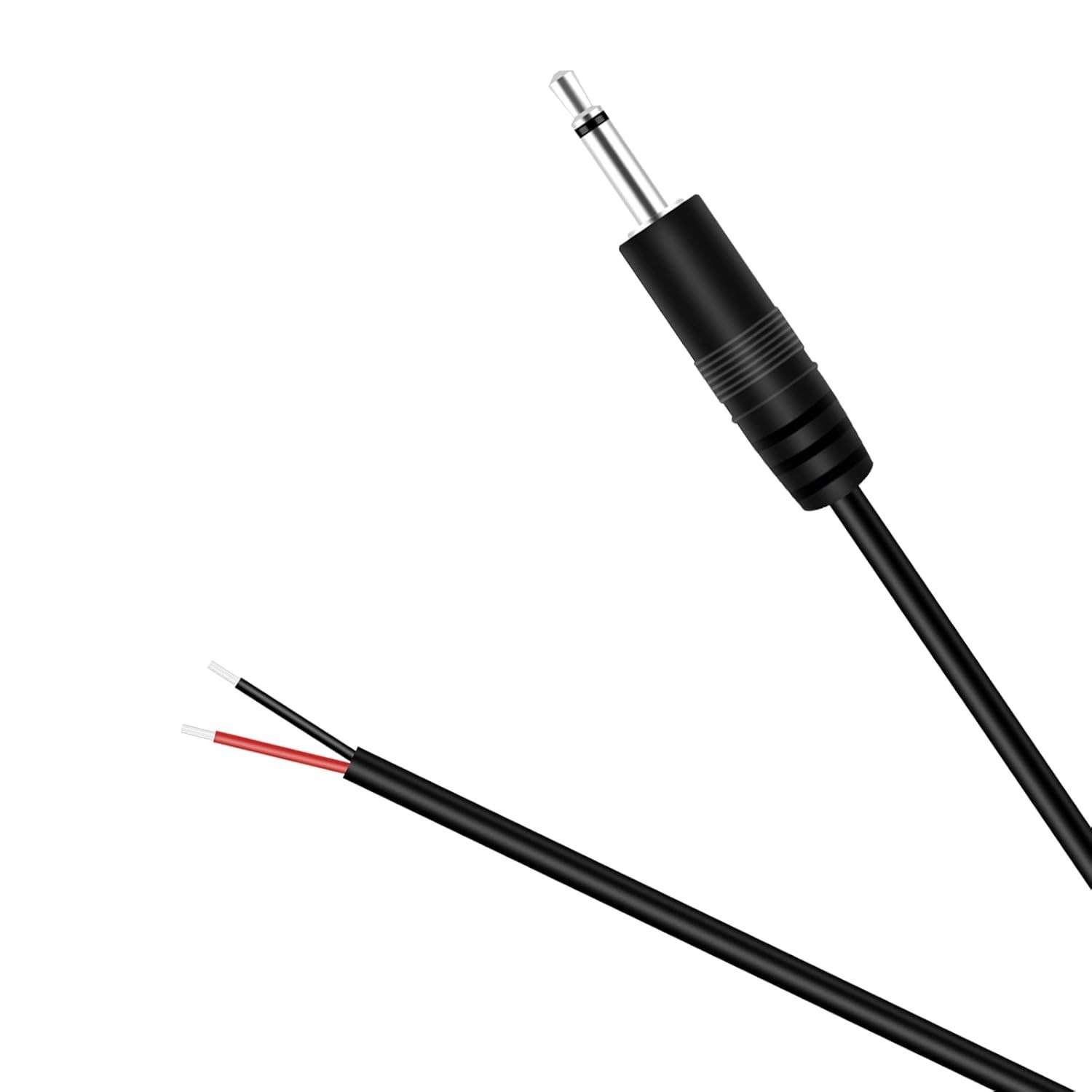 6FT 3.5mm 1/8" to Speaker Wire TS Mono Male Plug Bare Wire…