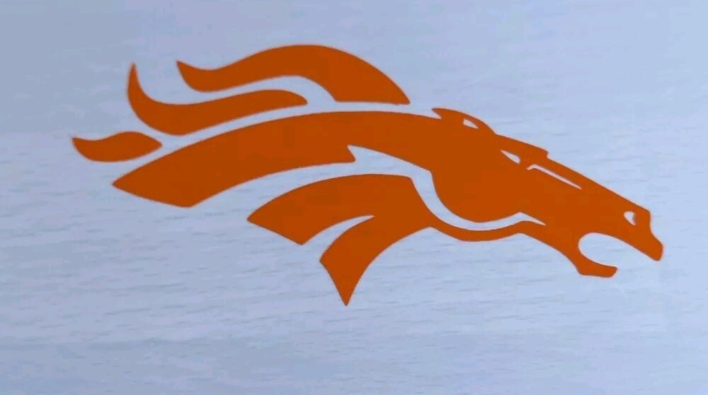 Denver Broncos vinyl decal