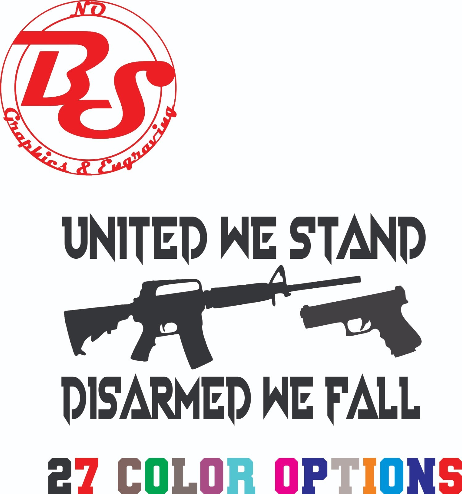 6" America Liberty Vinyl Decal American Pro Gun Sticker Rifle 4×4 Truck 2A noBS