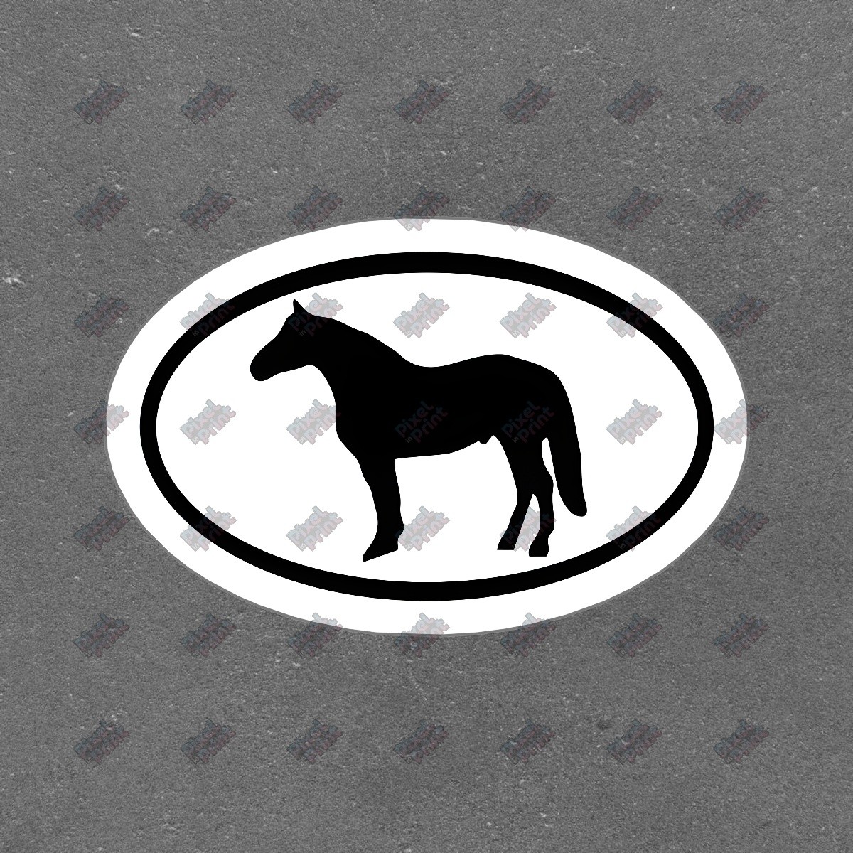 Black Horse Vinyl Decal Stylish Equestrian Sticker for Horse Lovers #866615