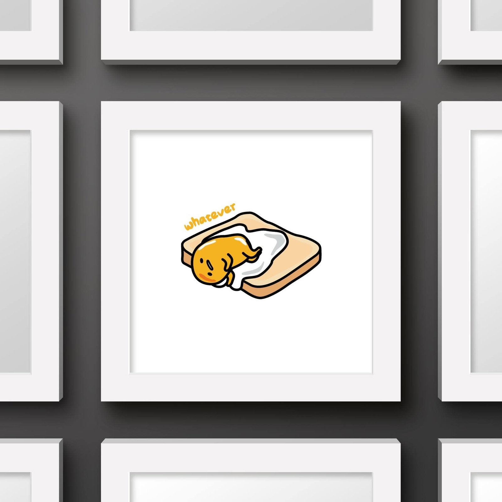 Trends International Gallery Pops Gudetama – Whatever Wall Art Wall Poster, 1…