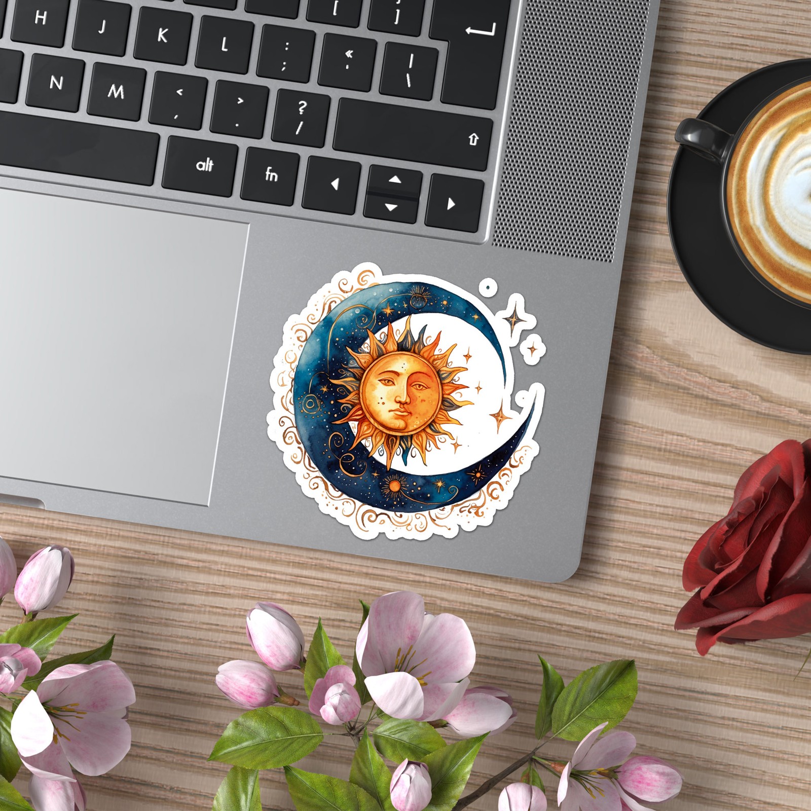 Sun Moon Stars – Vinyl Decal Sticker – Car Window Laptop – ebn11964