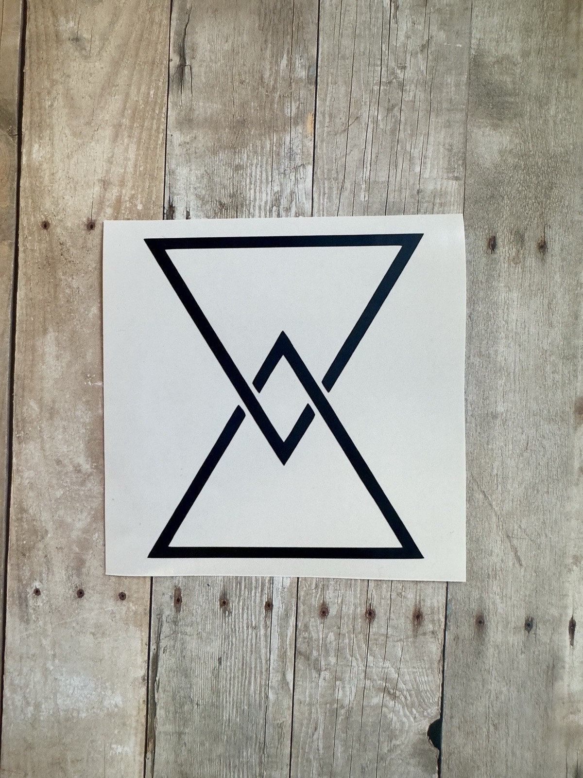 Coheed and Cambria Hourglass Logo Premium Vinyl Decal