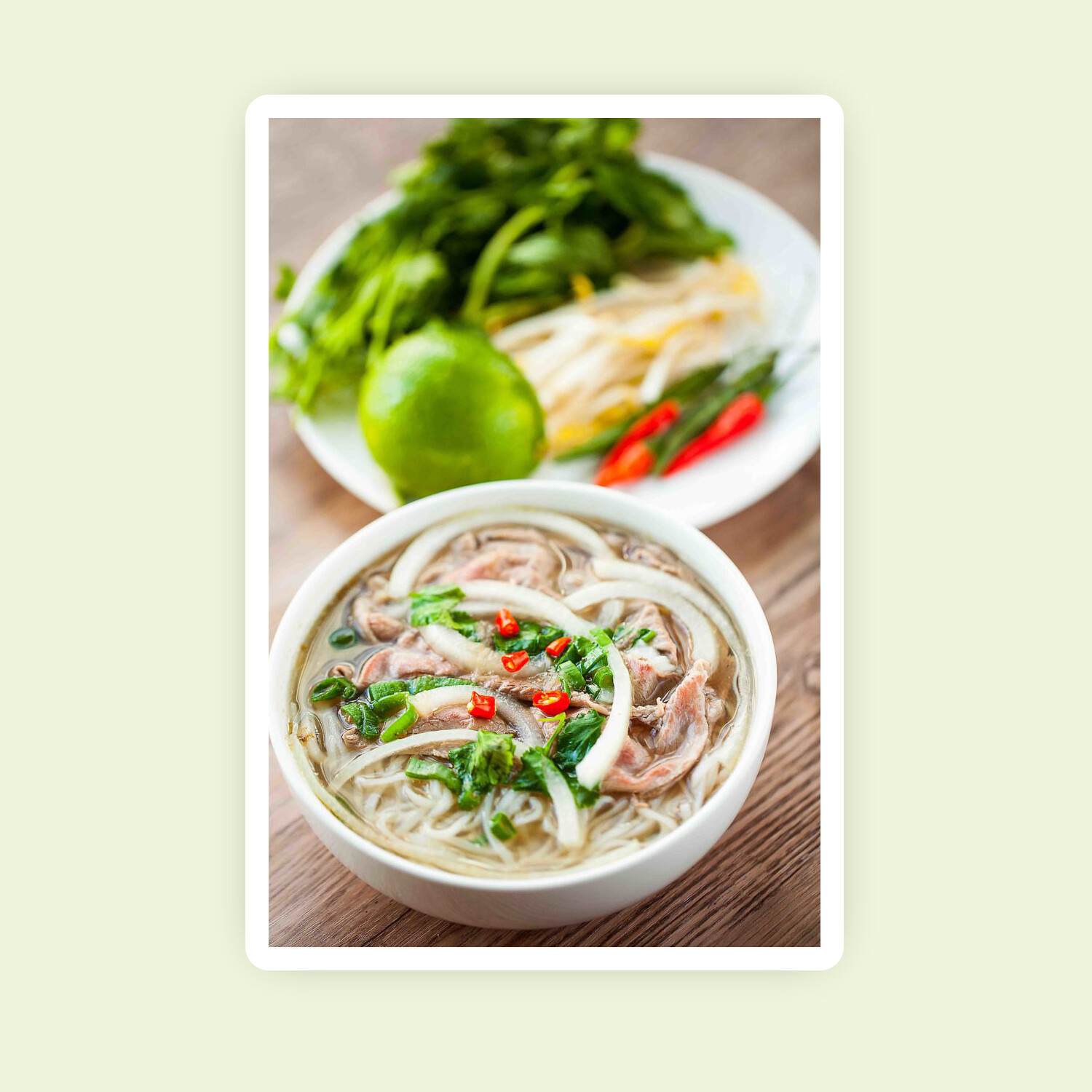 Vietnamese Traditional Popular Pho Deluxe Soup Vinyl Decal Sticker Laptop Bumper