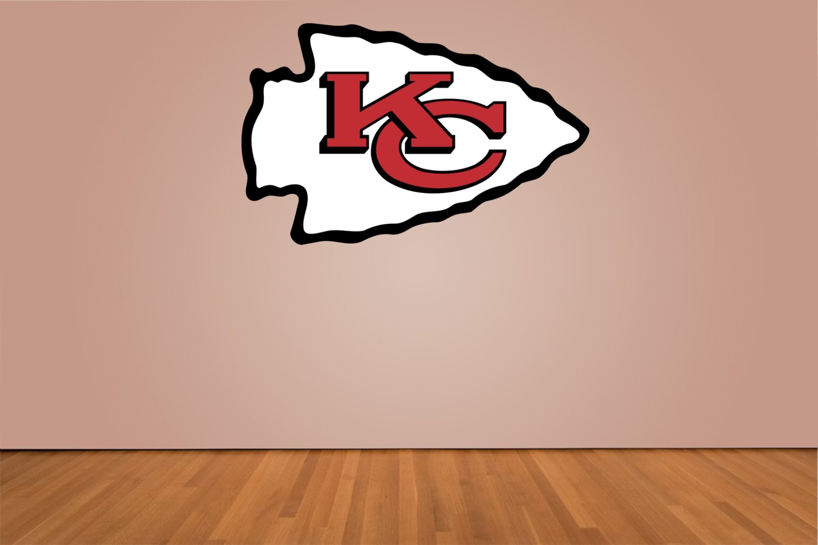 Kansas City Chiefs Indoor Wall Vinyl Decal Sticker 5" – 52"