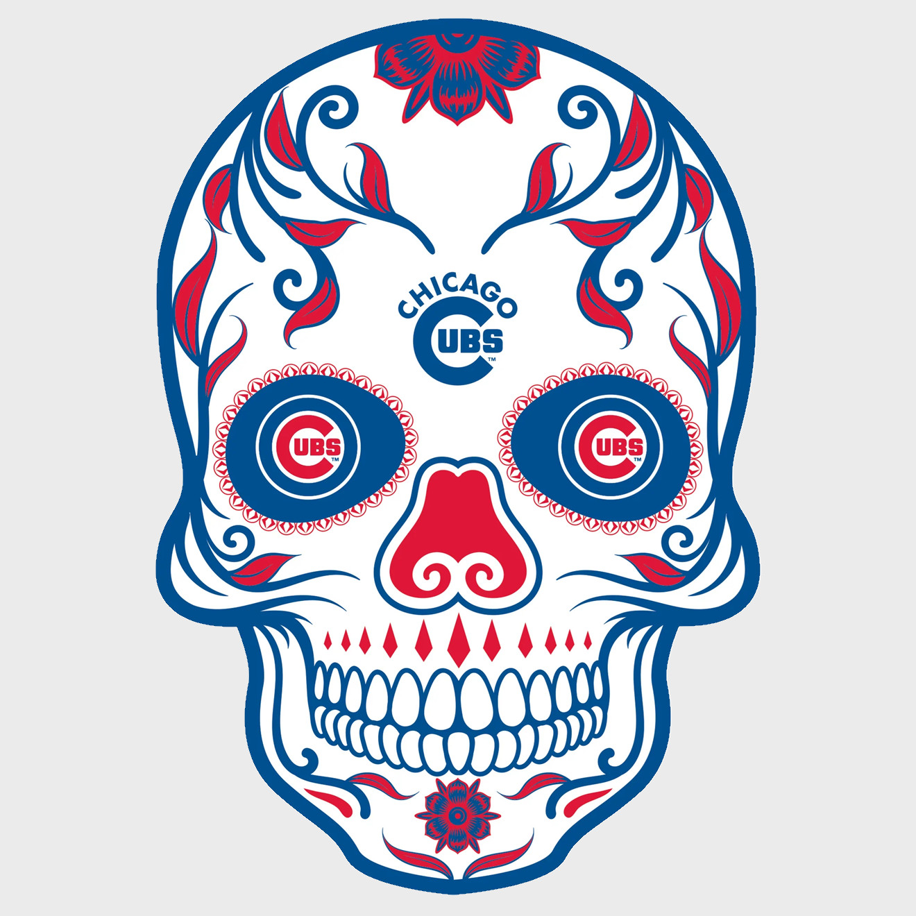 Chicago North Side Blue Red Baseball Weather Resistant Vinyl Sticker/Decal 05
