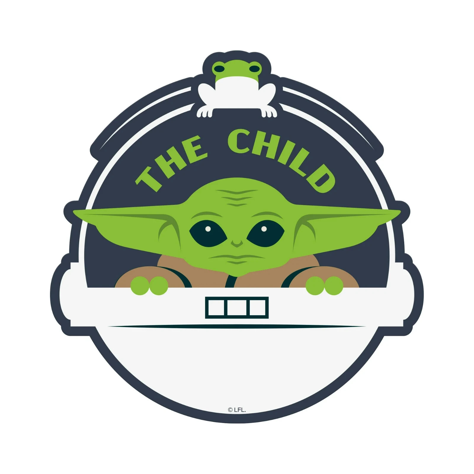 New Star Wars Mandalorian The Child Decal Sticker GROGU Car 6×8 Chroma