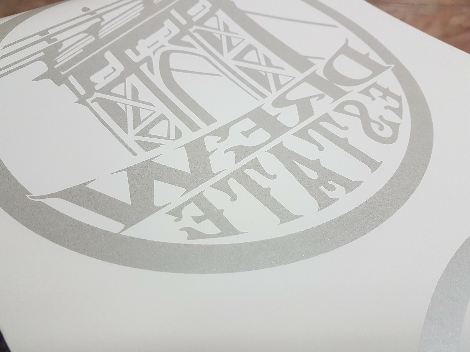 Drew Estate Etch / Frosted Vinyl Decal for Humidor 10.0 inch