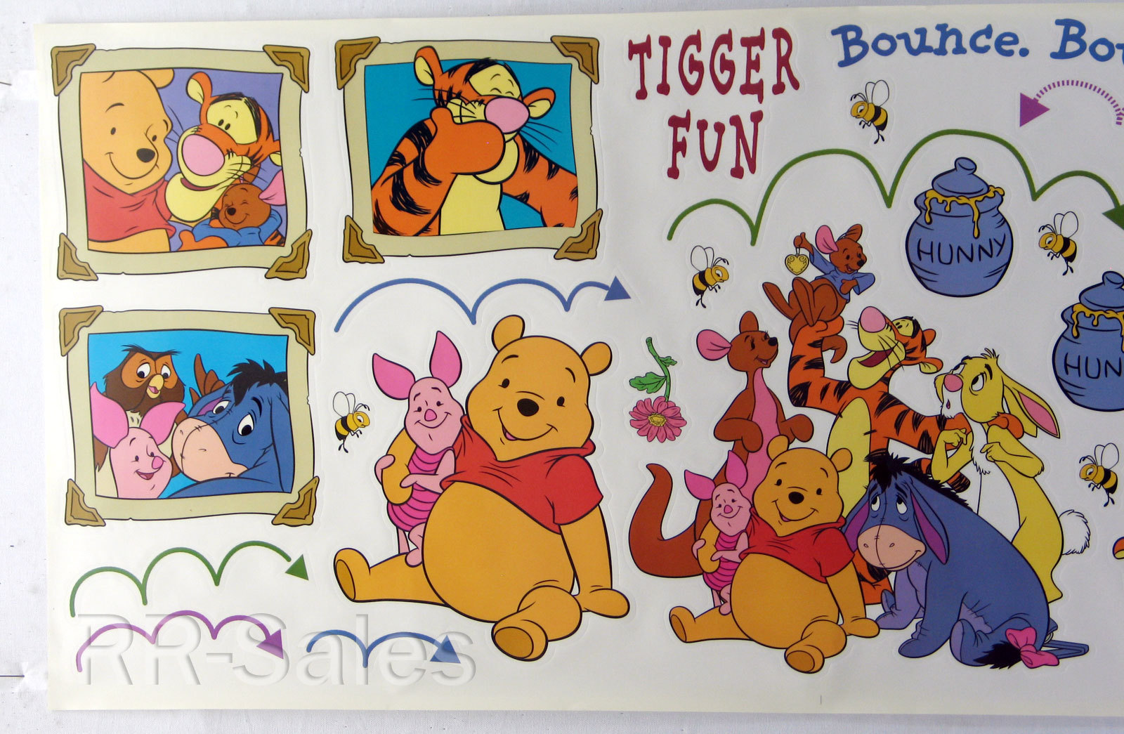 Huge Winnie The Pooh Tigger Disney 29 Wall Stickers Decals Eeyore Piglet Decor