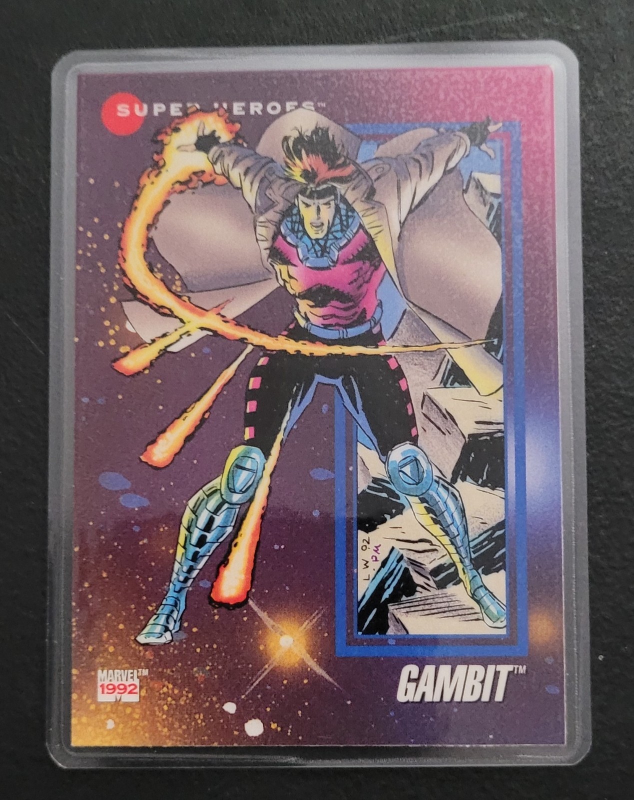 1990's Impel Marvel Universe Super Heroes Fridge/Locker/Cabinet Laminated Magnet
