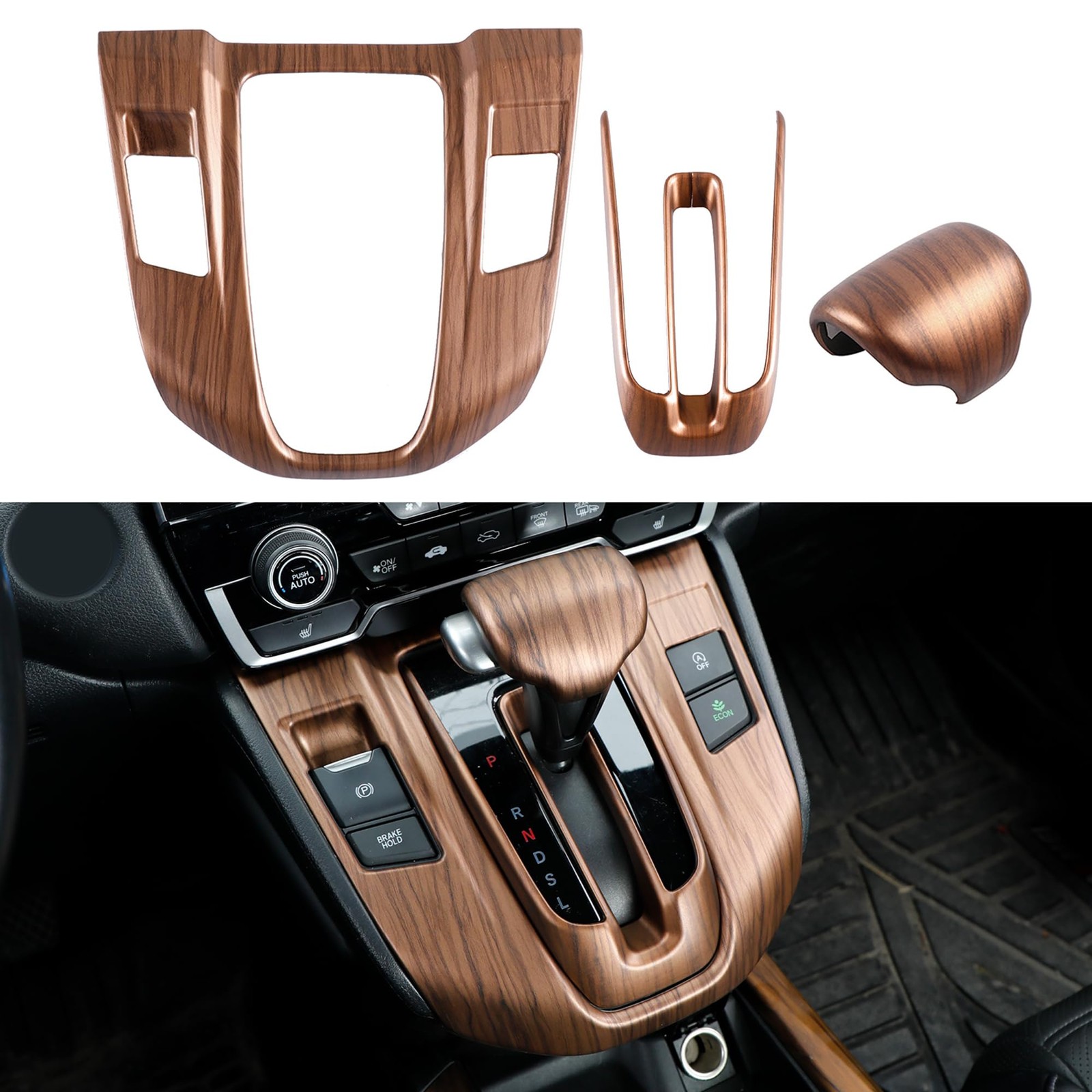 for Honda CRV 2017-2022 Interior Sticker Center Console Gear Shift Panel Deco…