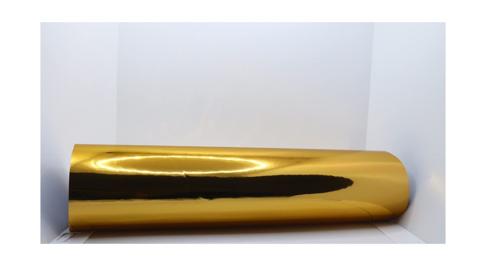 Gold Chrome Mirror Car Vinyl Wrap High Stretchable Film Auto Reflective Stick…