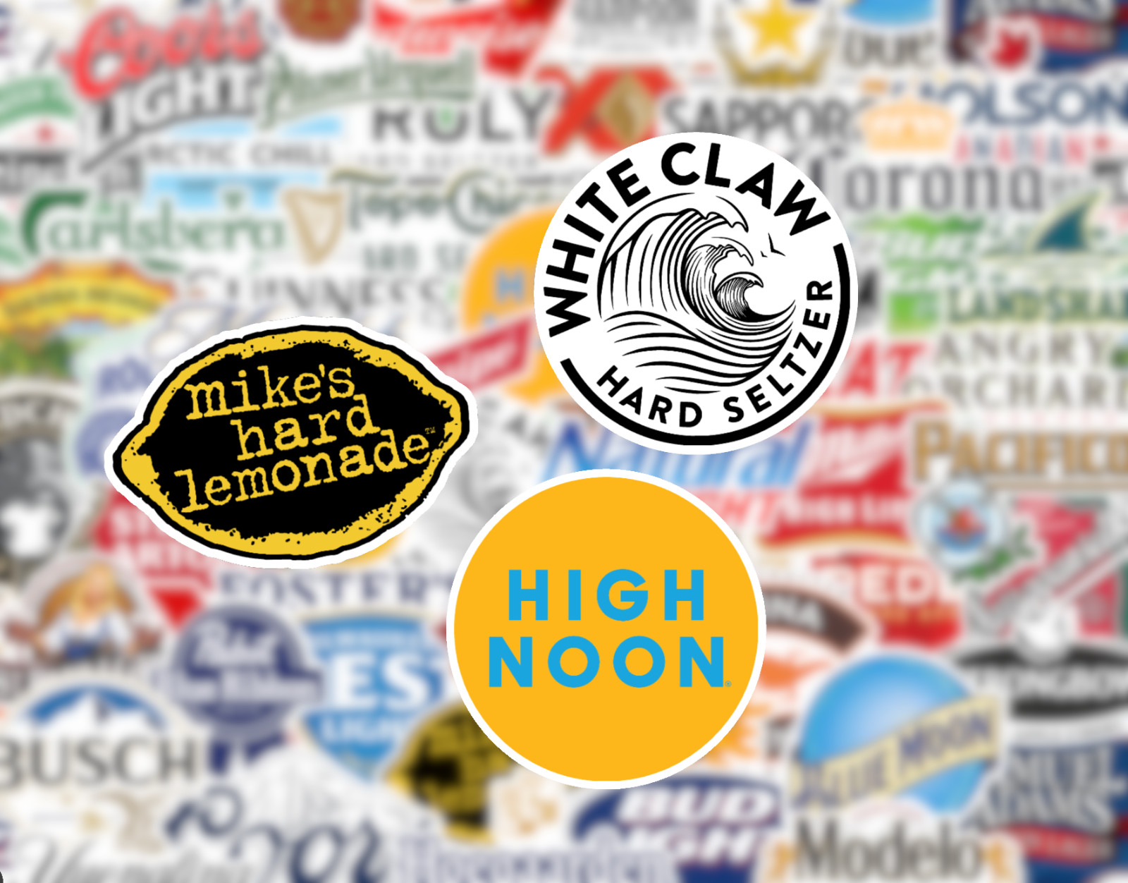 25/50 Beer Logo Sticker Pack – Matte Vinyl – Cider Seltzer Brewery Craft Alcohol