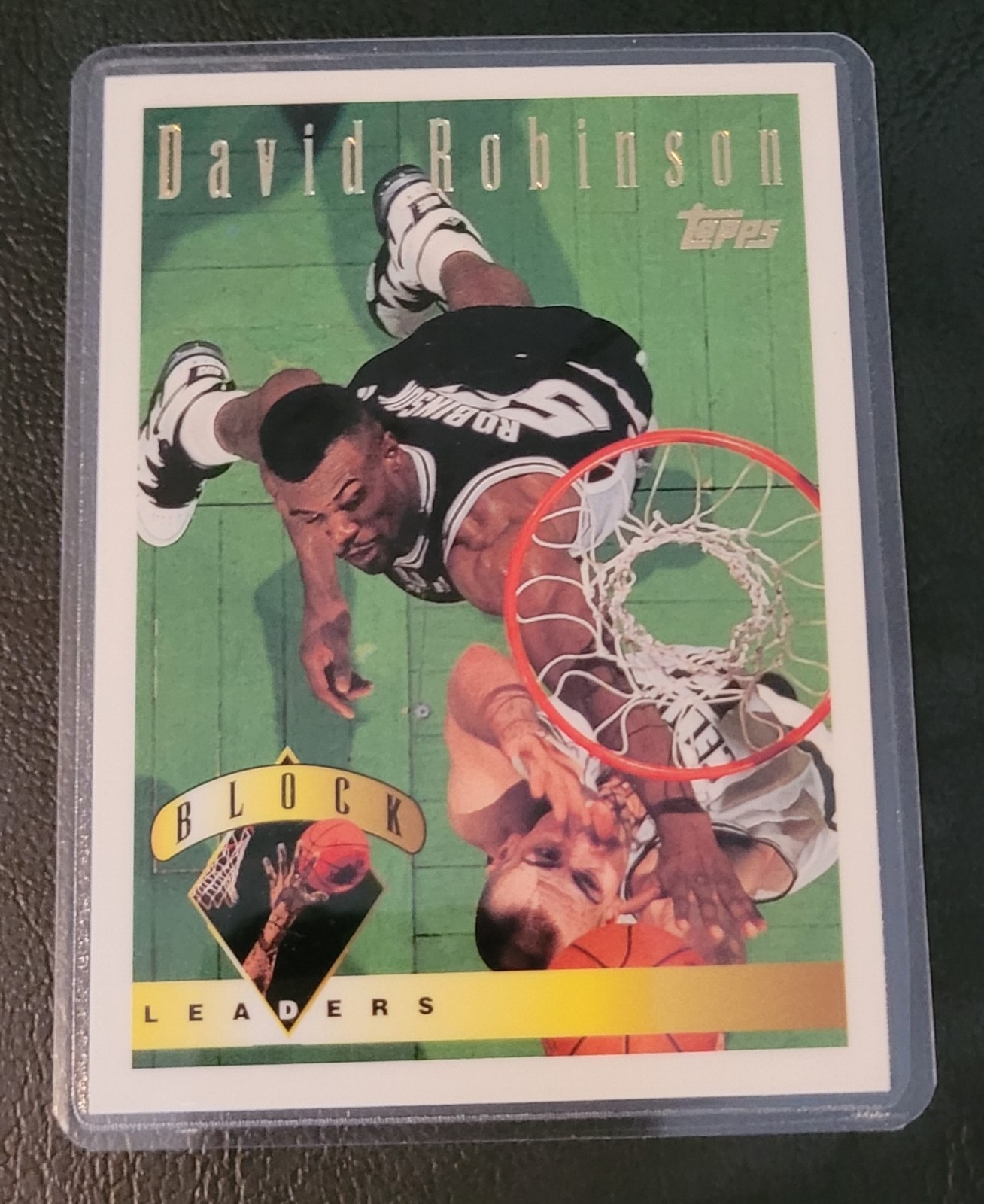 David Robinson Basketball Card HOF Fridge/Locker/Cabinet Laminated Magnet