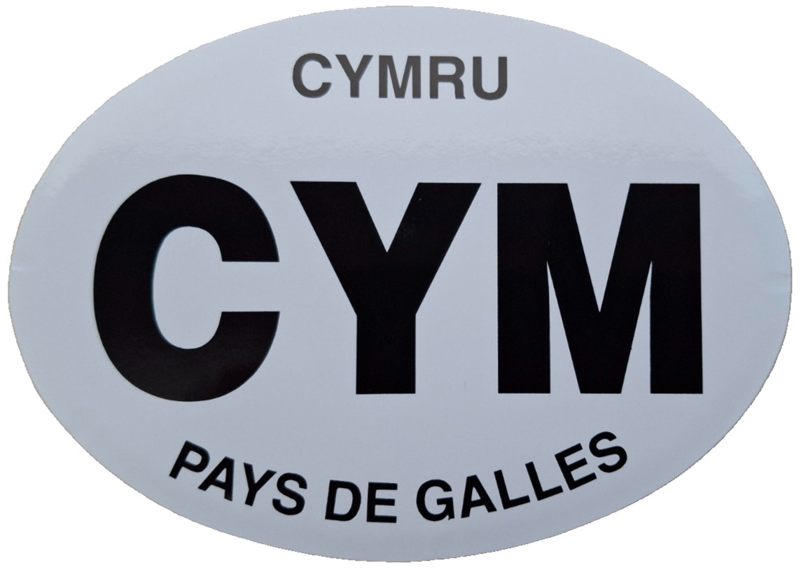 Wales Cymru Flag Sticker – External Car Window Bumper Sticker