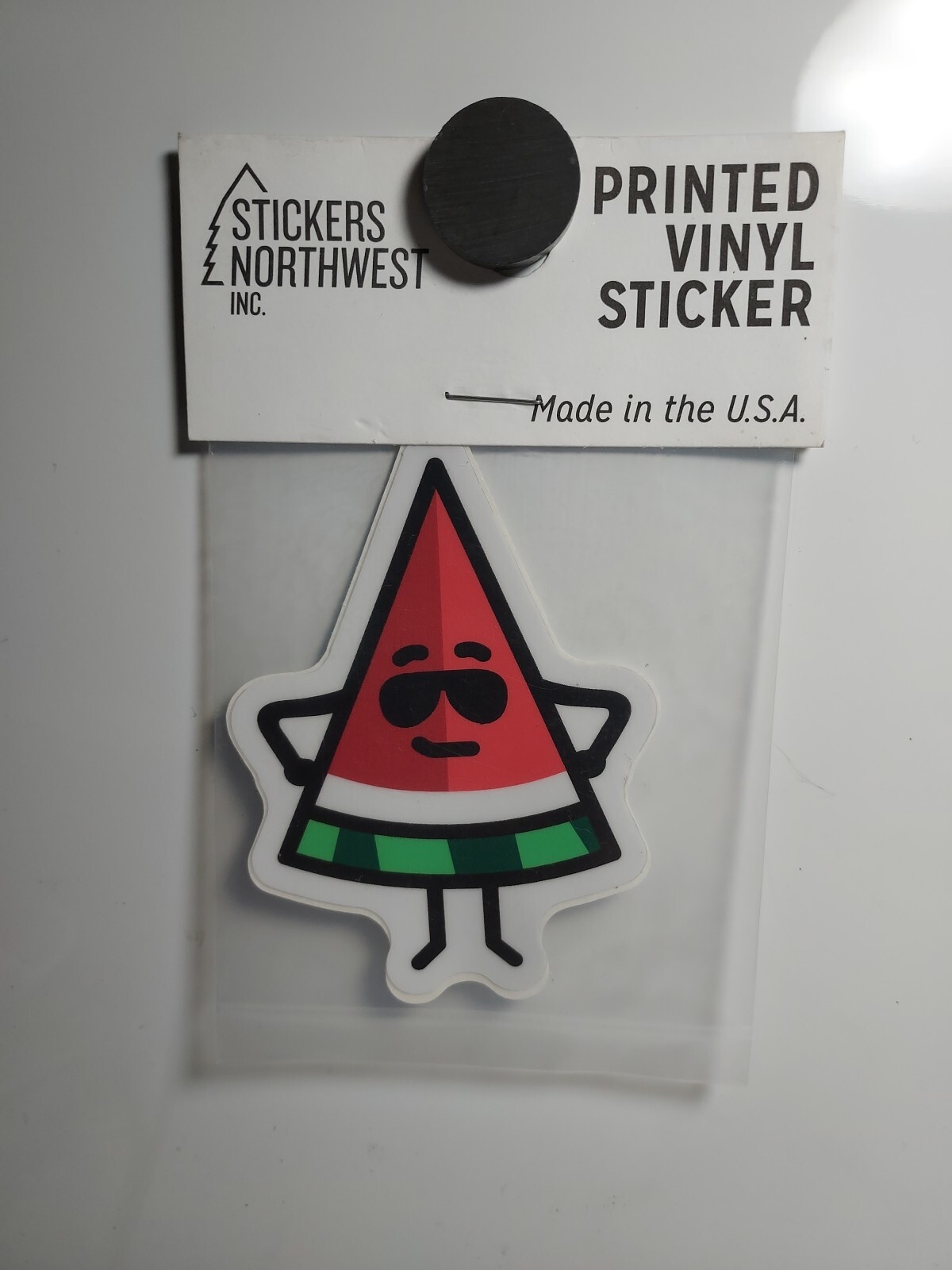 Cool Dude Watermelon Sunglasses Printed Vinyl Sticker Decal Laptop Car Bottle