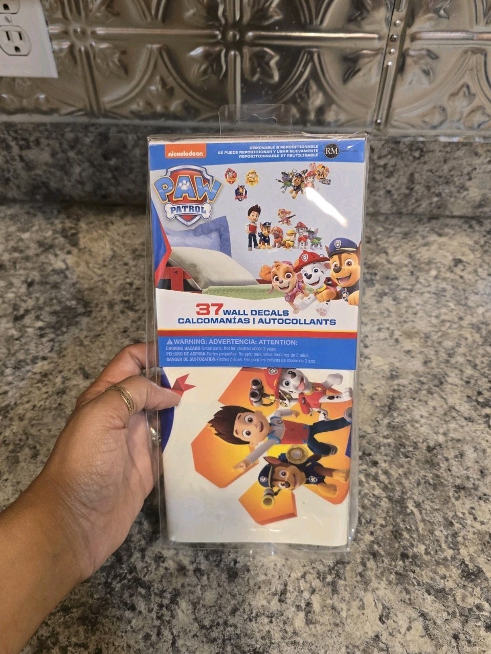 New Paw Patrol – Just Yelp For Help Peel/Stick – 37 Decals Wall Decor No Residue