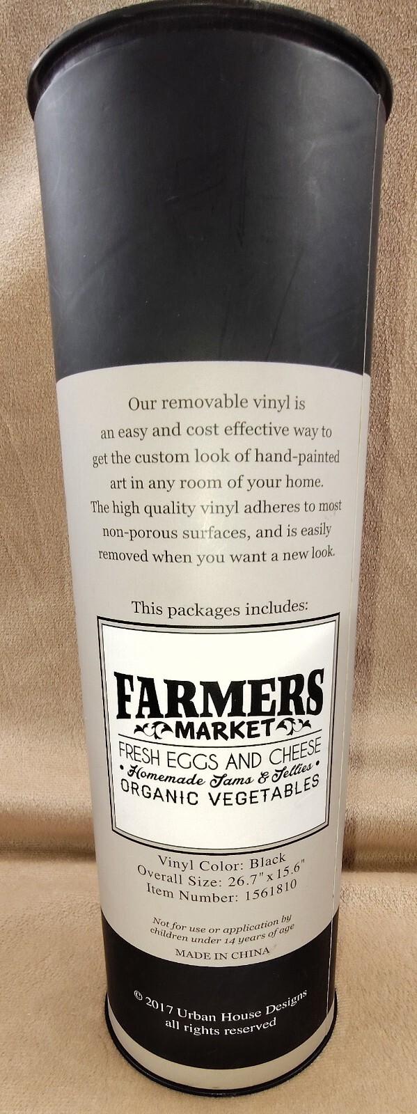 Wall Art Decal FRESH EGGS CHEESE Veges FARMERS MARKET 26.7X15.6” Urban House
