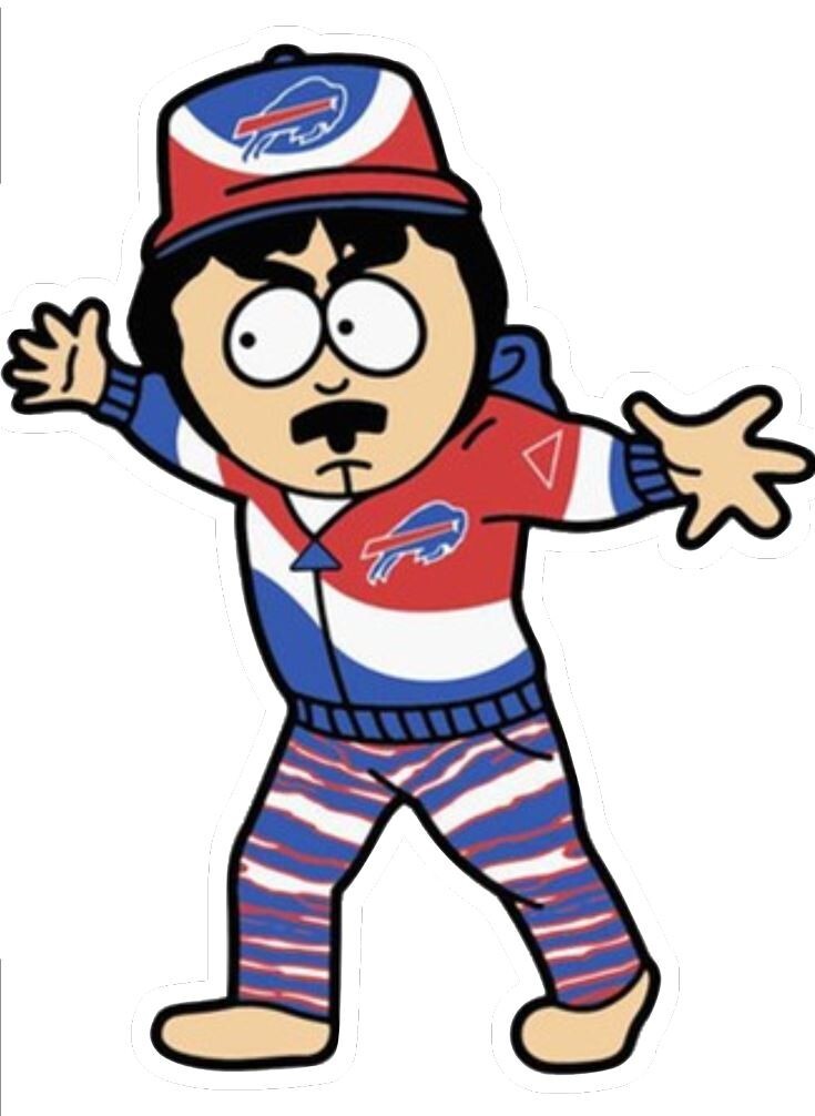 Buffalo Bills X South Park Randy Marsh Mafia Fight, Vinyl Die Cut Sticker