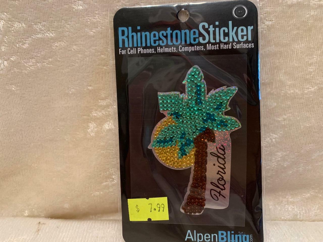 4 Different Florida Rhinestone Sticker for Most Hard Surfaces Alpen Bling