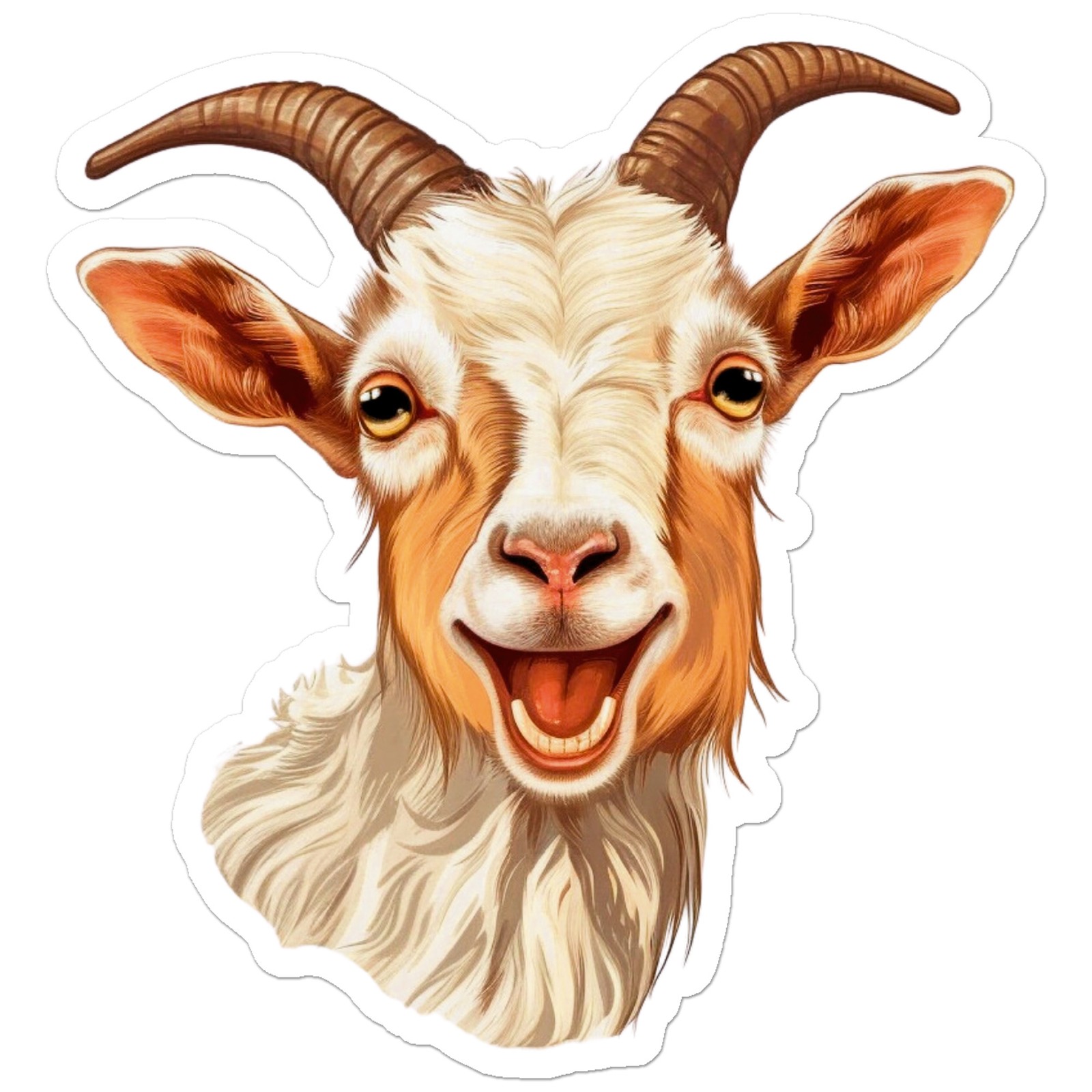 Funny Goat – Vinyl Decal Sticker – Car Window Laptop – ebn11912