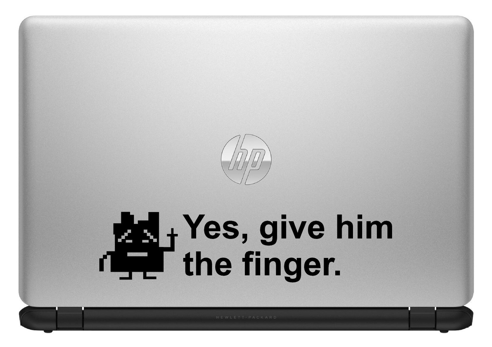 YES, GIVE HIM THE FINGER ATHF MOONINITES VINYL DECAL / STICKER