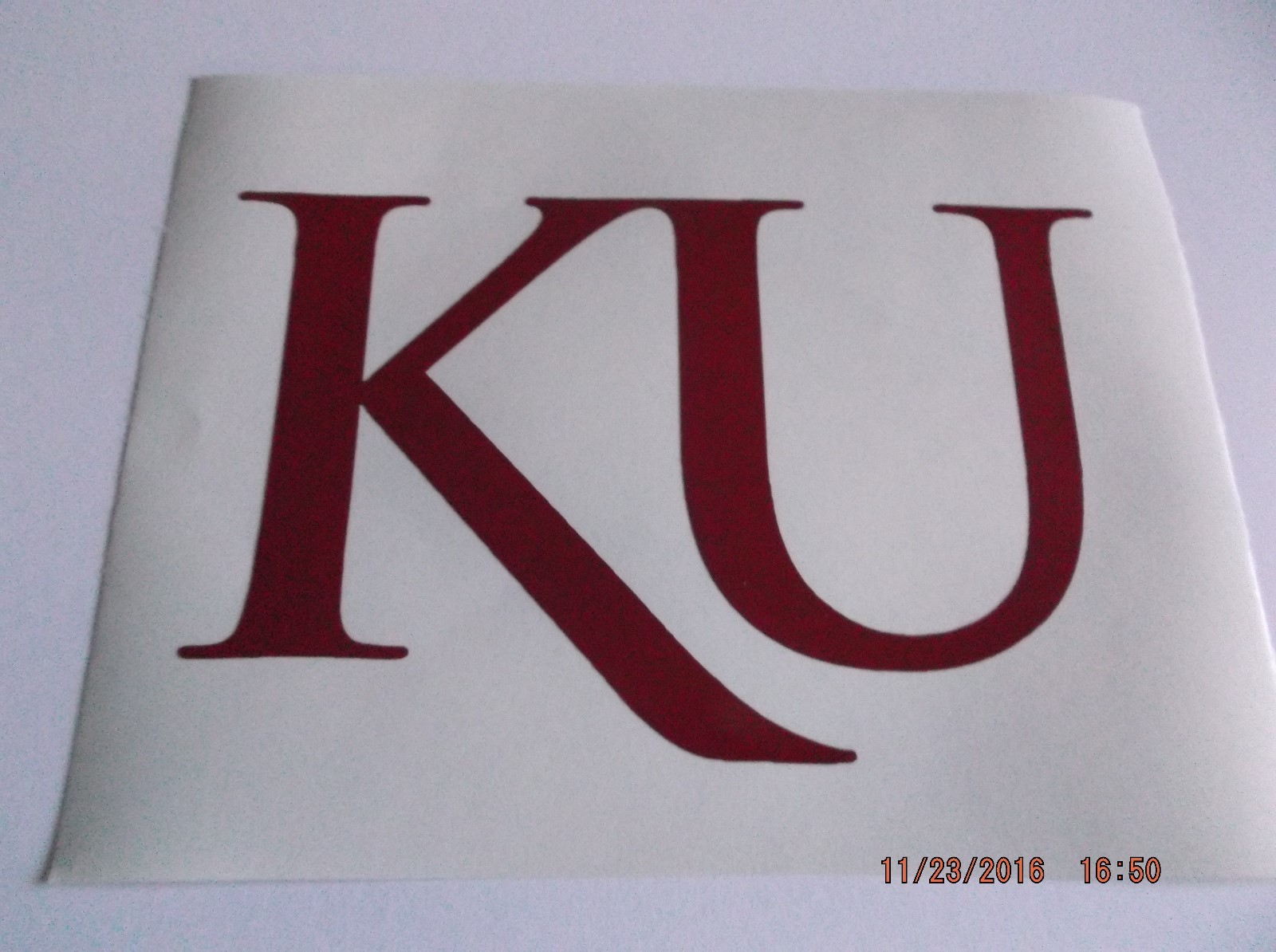 University of Kansas Decal Sticker for Laptop, Car or Window and MUCH More