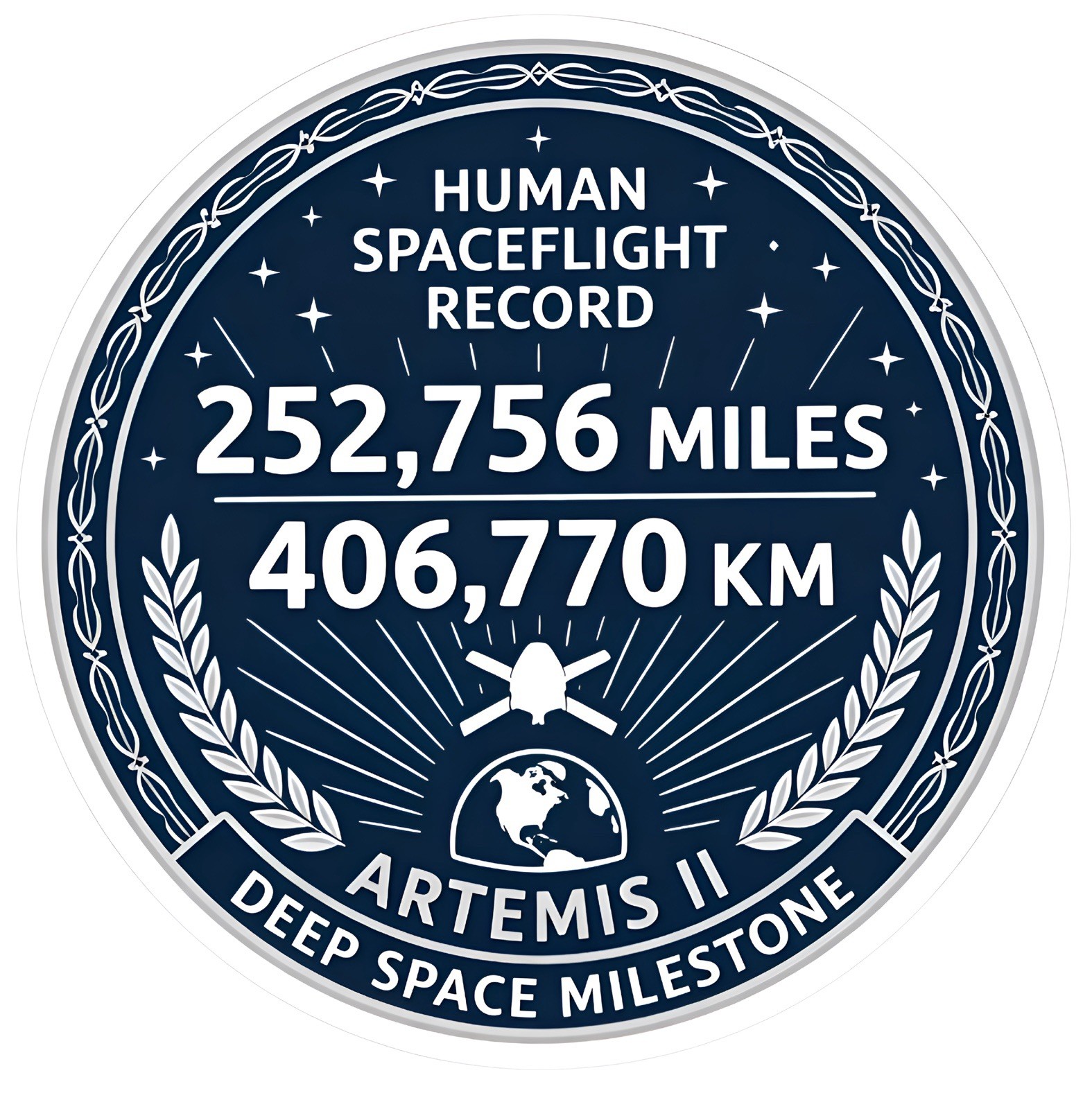 NASA Artemis II 2026 Custom Stickers YOU CHOOSE SIZE, DESIGN, COLOR