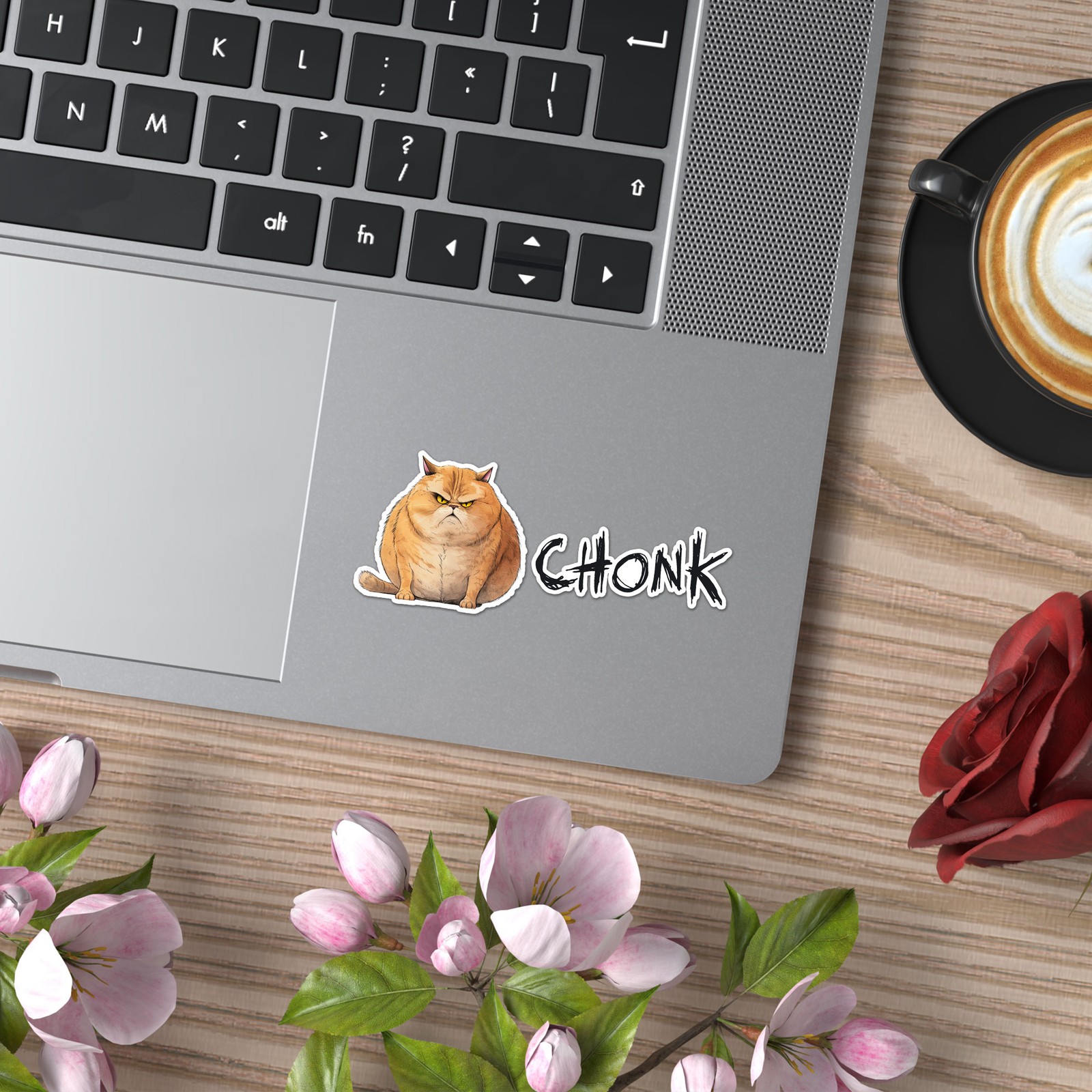 Chonk Fat Cat – Vinyl Decal Sticker – Car Window Laptop – ebn12363