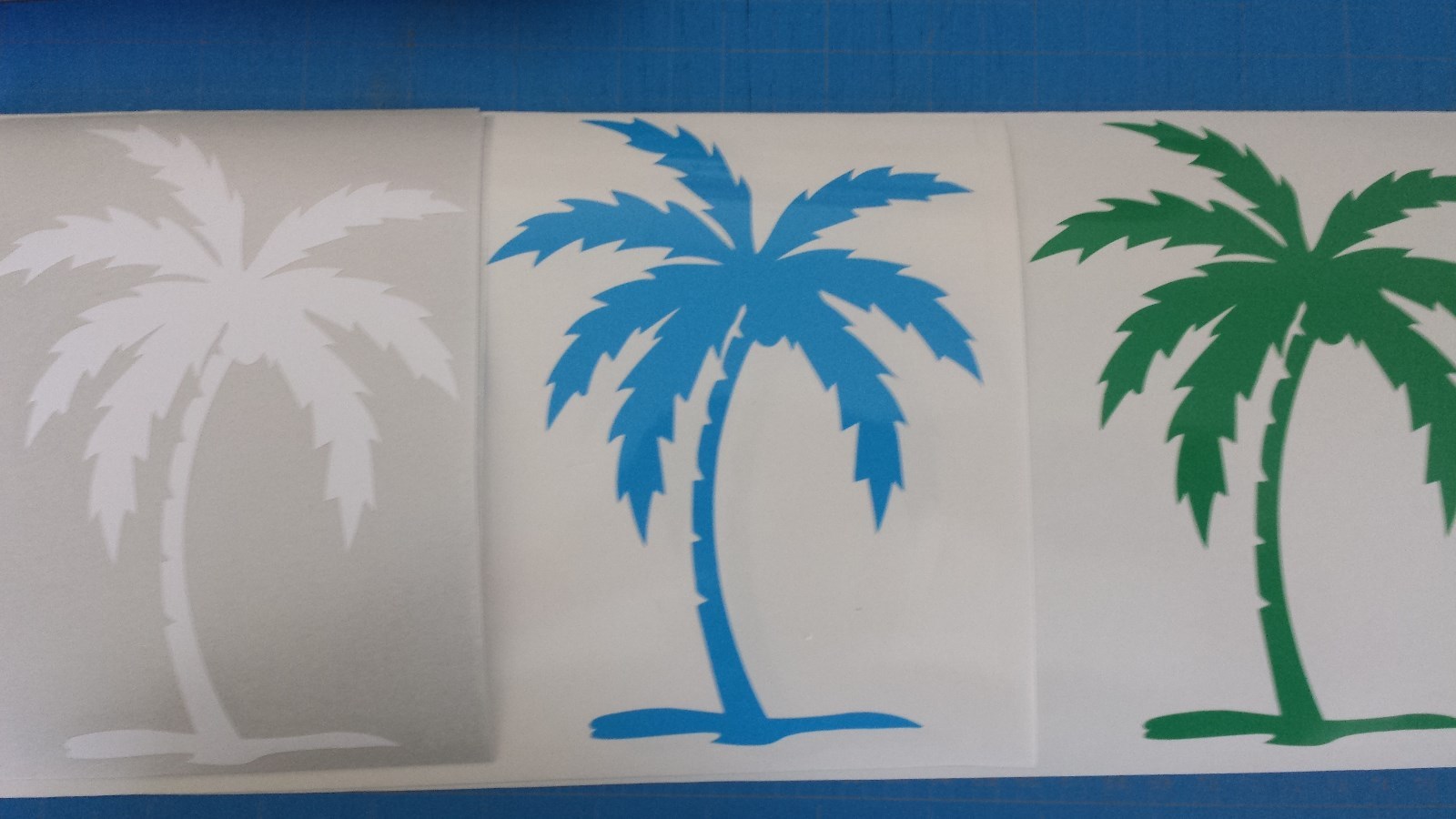 Palm Tree Vinyl Decal Tropical Island Beach Multiple Sizes & Colors