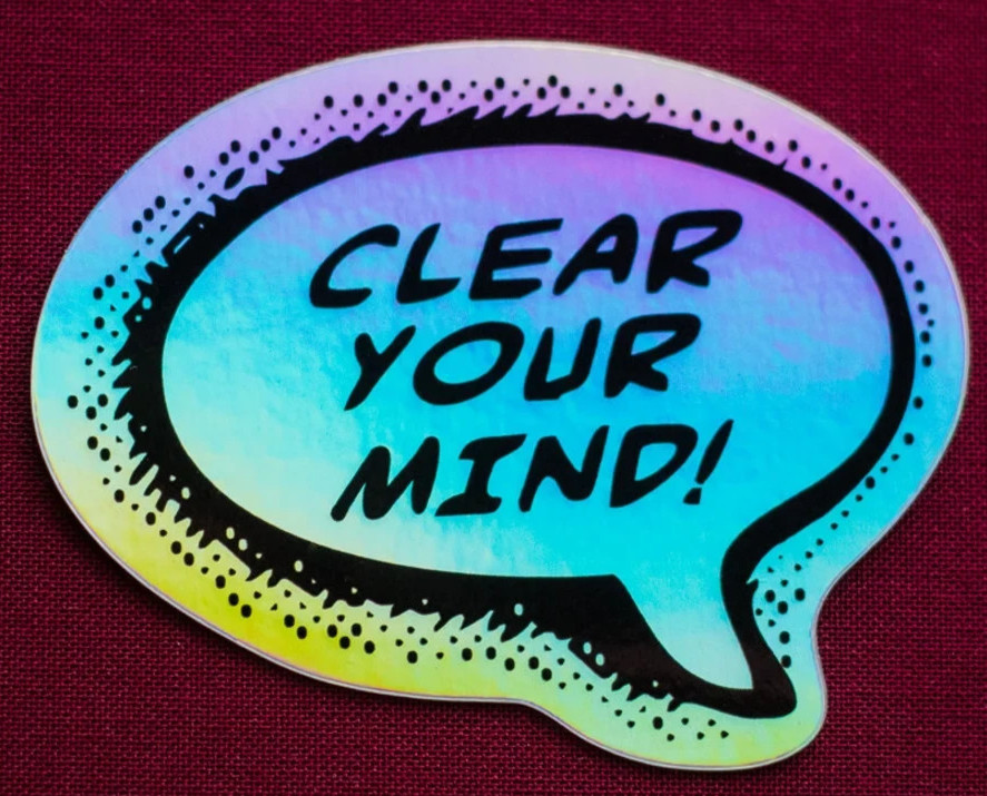 PHISH Halloween Vegas 2021 Clear Your Mind Sci-Fi Sticker *NEW* 3" x 2-1/2"