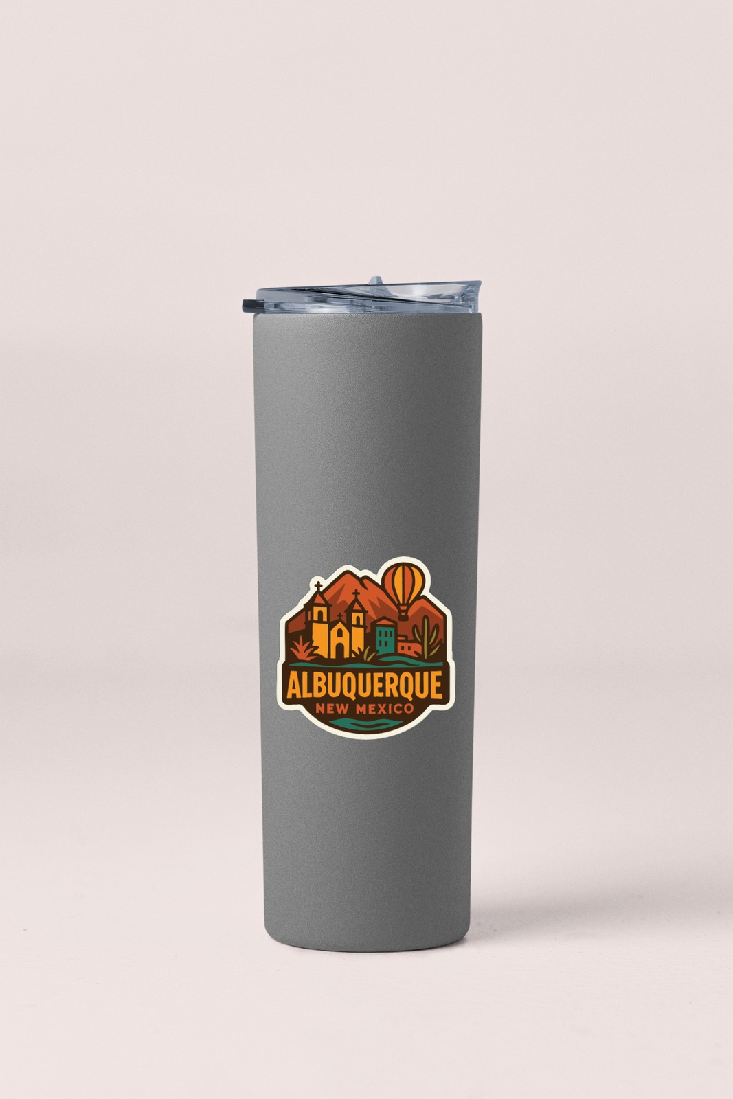 Albuquerque New Mexico Sticker Decal Vinyl Die-Cut City Skyline Landmark Design