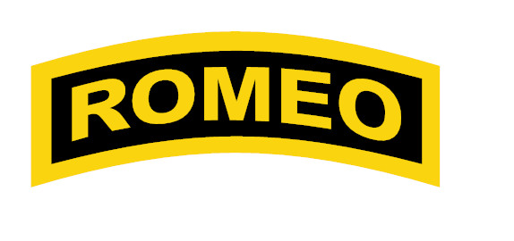 ROMEO Tab (Yellow/Black) Decal Decal/Sticker ARMY