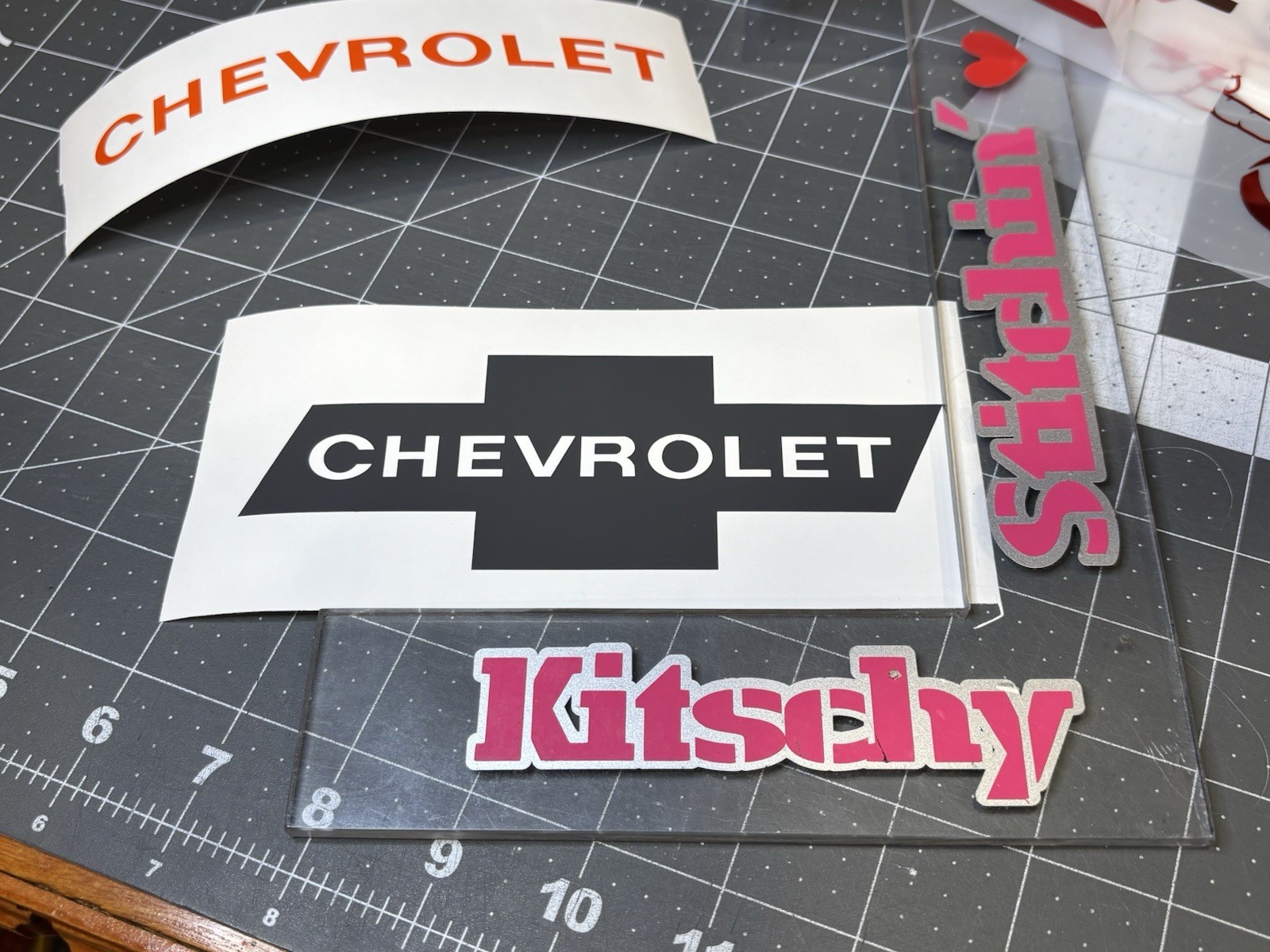 Vintage Style Chevy Bowtie Die Cut Vinyl Decal NOT FOR EMBLEMS ClassicChevrolet