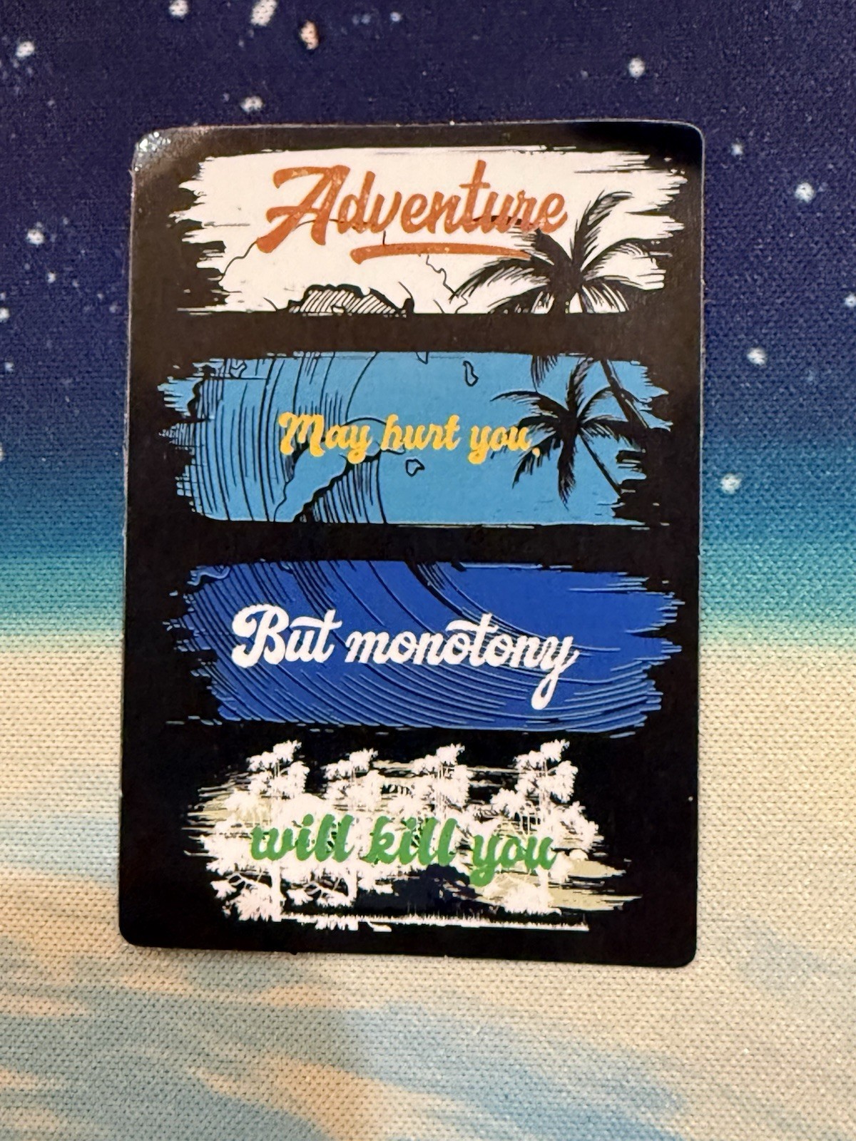Outdoors Hiking Camping Adventure Nature Mountain Forest Trail Sticker Decal