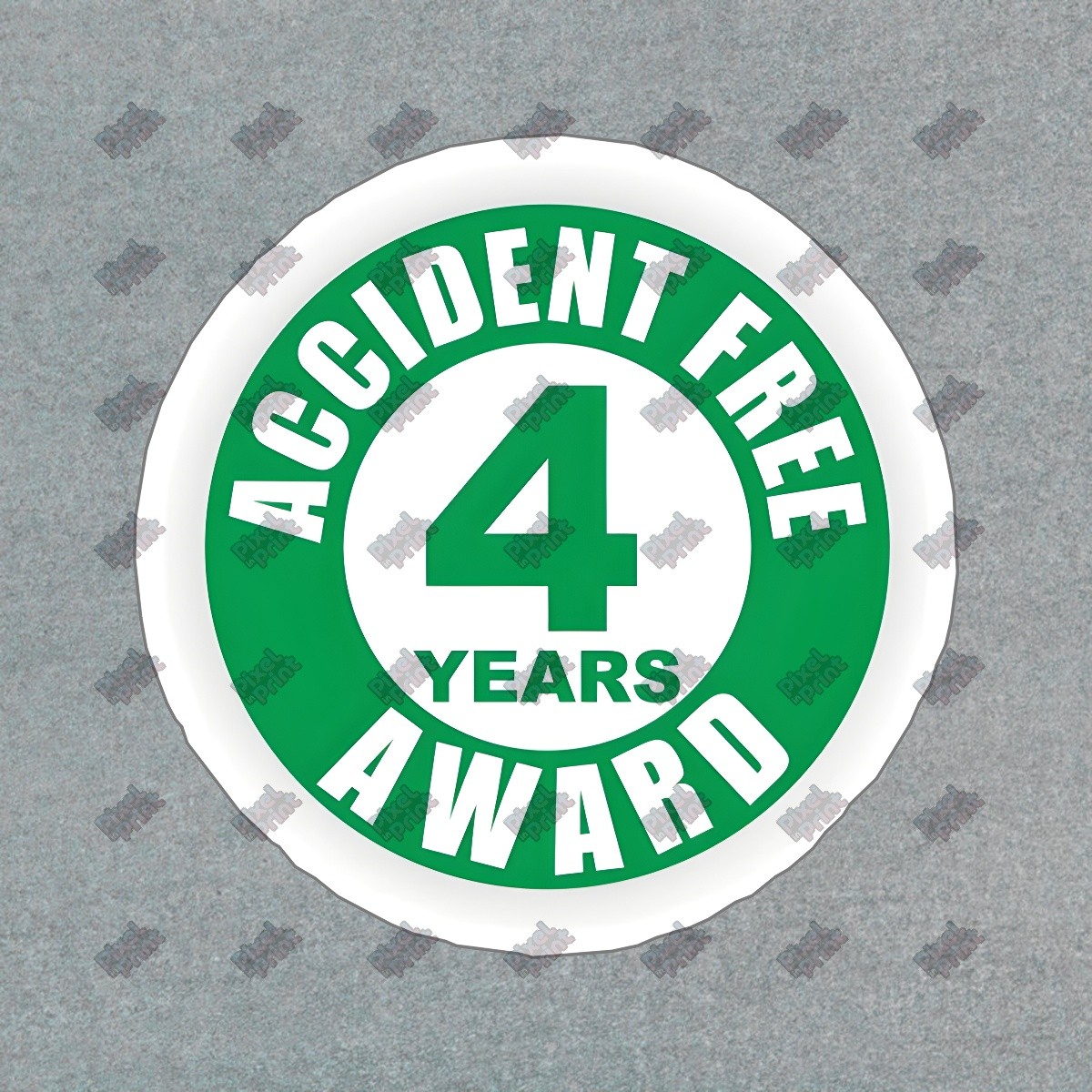 Accident Free Award Vinyl Sticker 4 Years Safety Decal for Cars, #296811