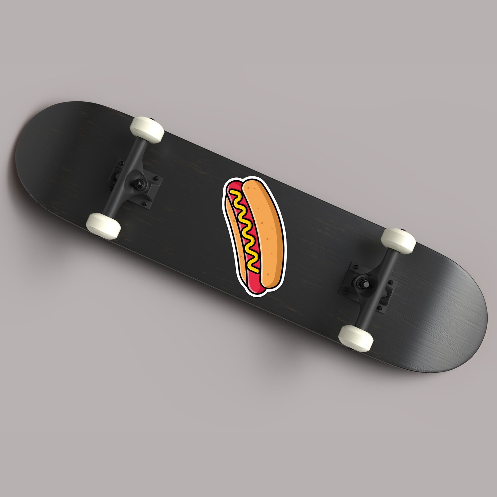 Hot Dog Mustard – Vinyl Decal Sticker – Car Window Laptop – ebn8163