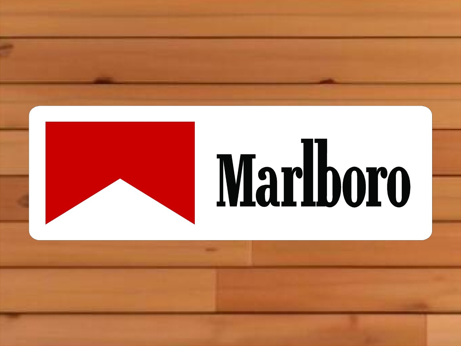 MARLBORO Aluminum Sign 12in x 36in – Racing Mancave Garage Shop Wall Art Sign