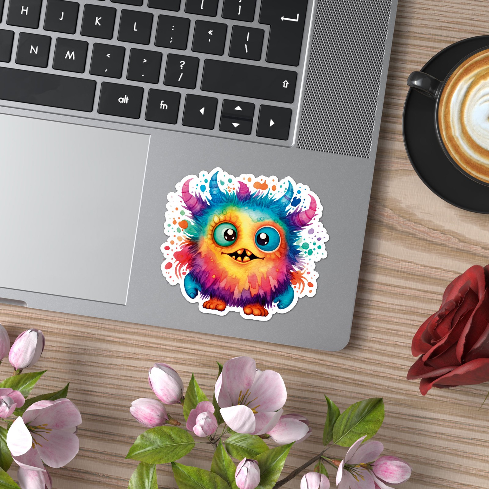 Cute Monster – Vinyl Decal Sticker – Car Window Laptop – ebn9357