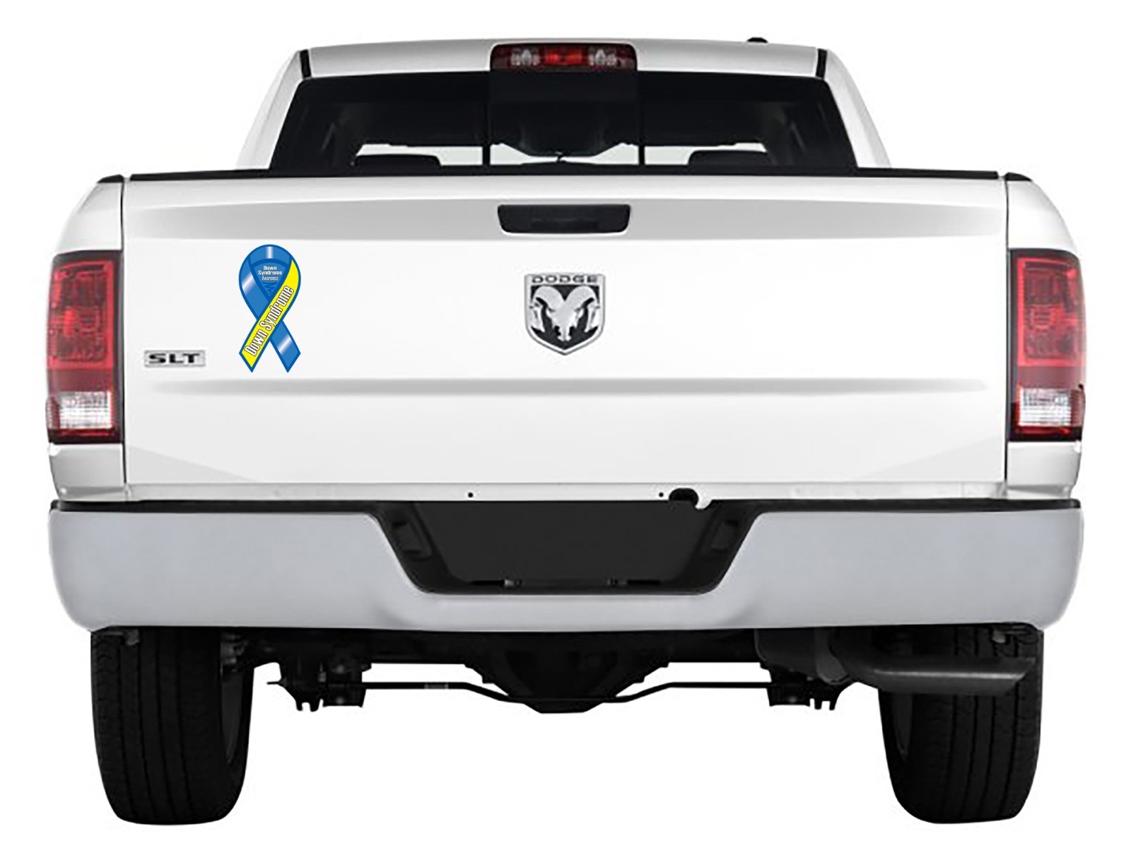 Down Syndrome Awareness Ribbon Vinyl Decal Sticker Choose Size Support Down's