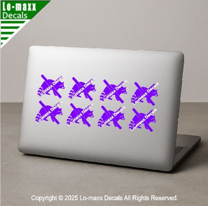 Raccoon Kill Markings Die Cut Vinyl Decal Sticker Car Truck Window Funny Graphic