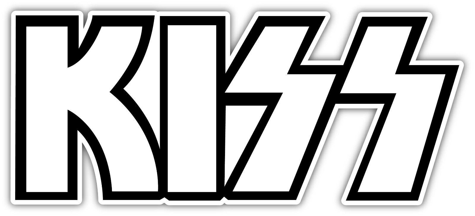 KISS Sticker Decal *3 SIZES* Rock Roll Vinyl Bumper Wall Logo Band
