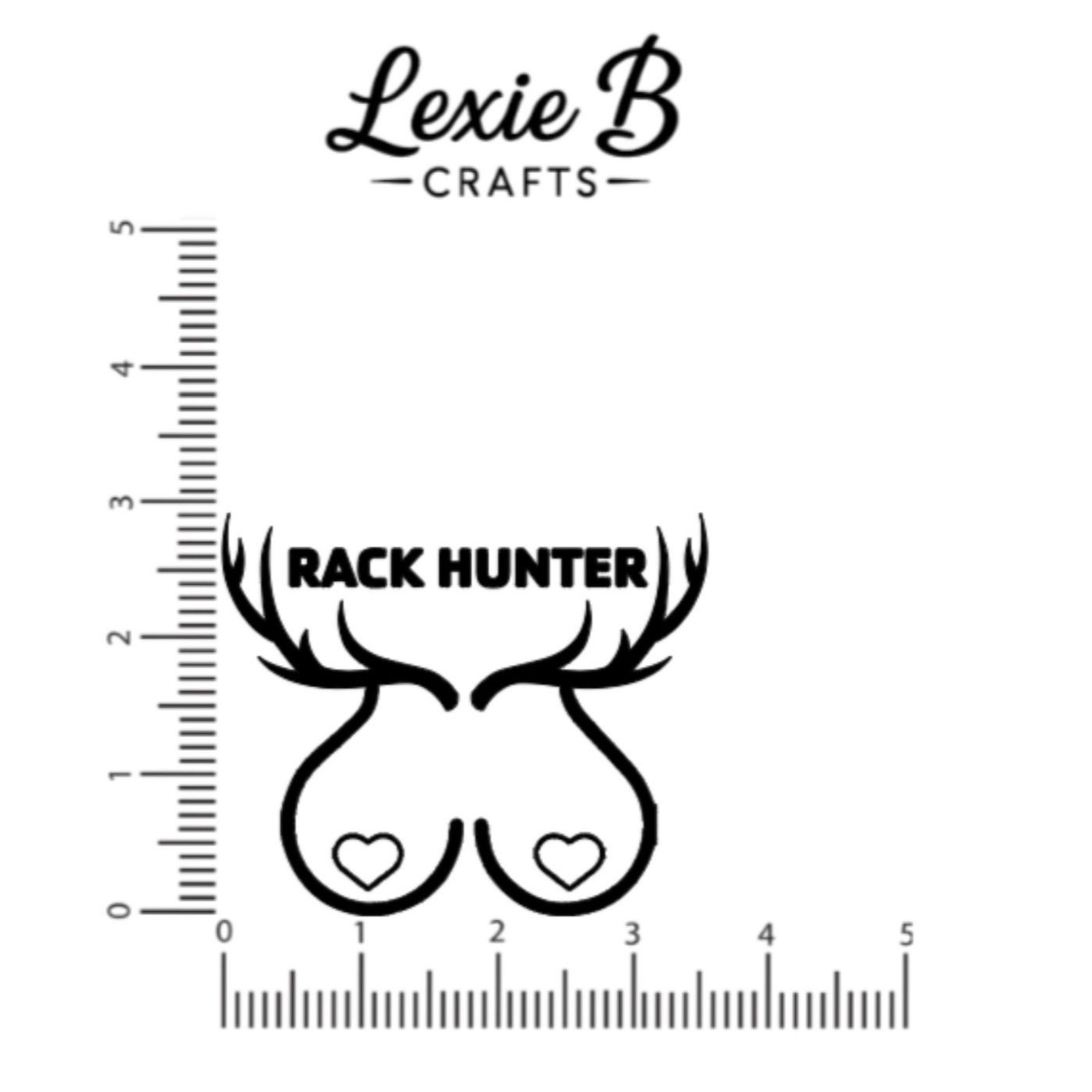 Rack Hunter Decals Hunting Adult Humor Stickers Toolbox Decal Cup Decal Computer