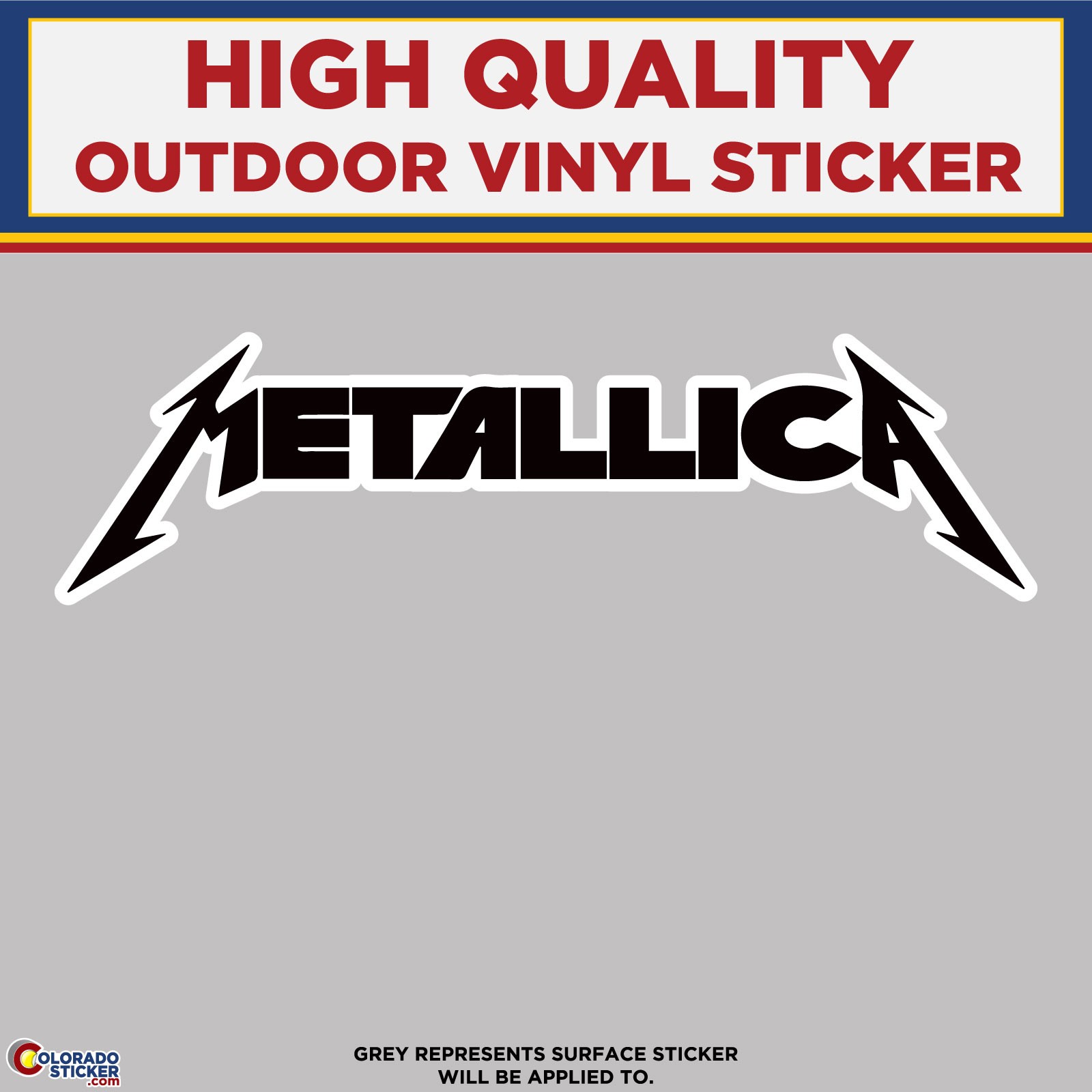 Metallica Band, High Quality Vinyl Stickers