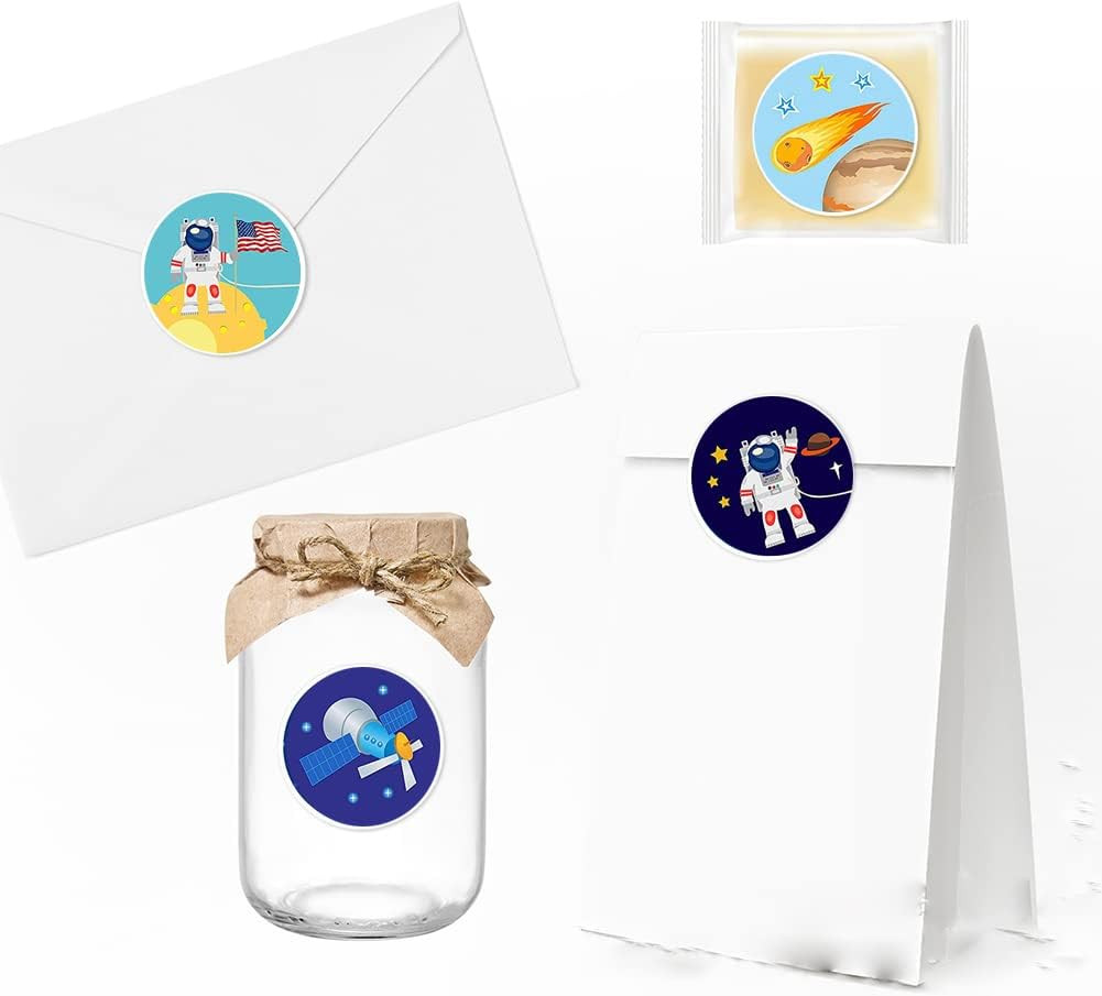 1000 Realistic Solar System Stickers for Kids – Outer Space Planet Stickers for