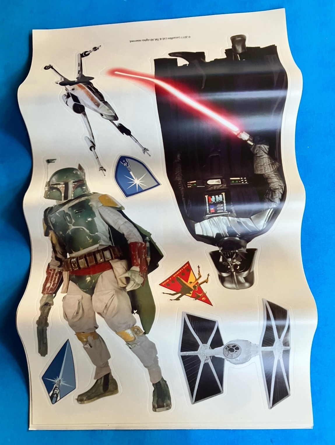 Star Wars Classic Peel and Stick Wall Decals – Removable Stickers – 31 Total NEW