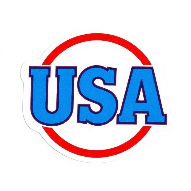 Liberty Flag USA Sticker American Freedom Patriotic Vinyl Decal