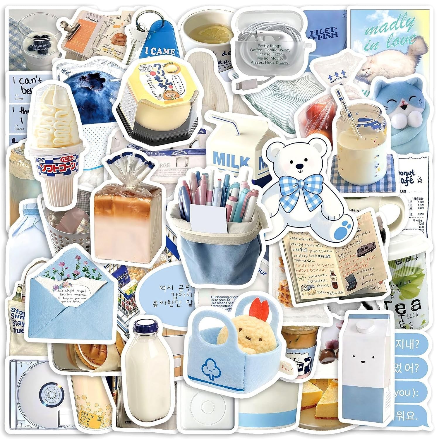Weightlifting Stickers for Water Bottle Laptop Fitness Girl Decals 50PCS